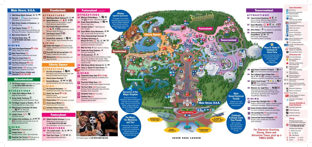 Disney Pasaules kartes, Magic Kingdom