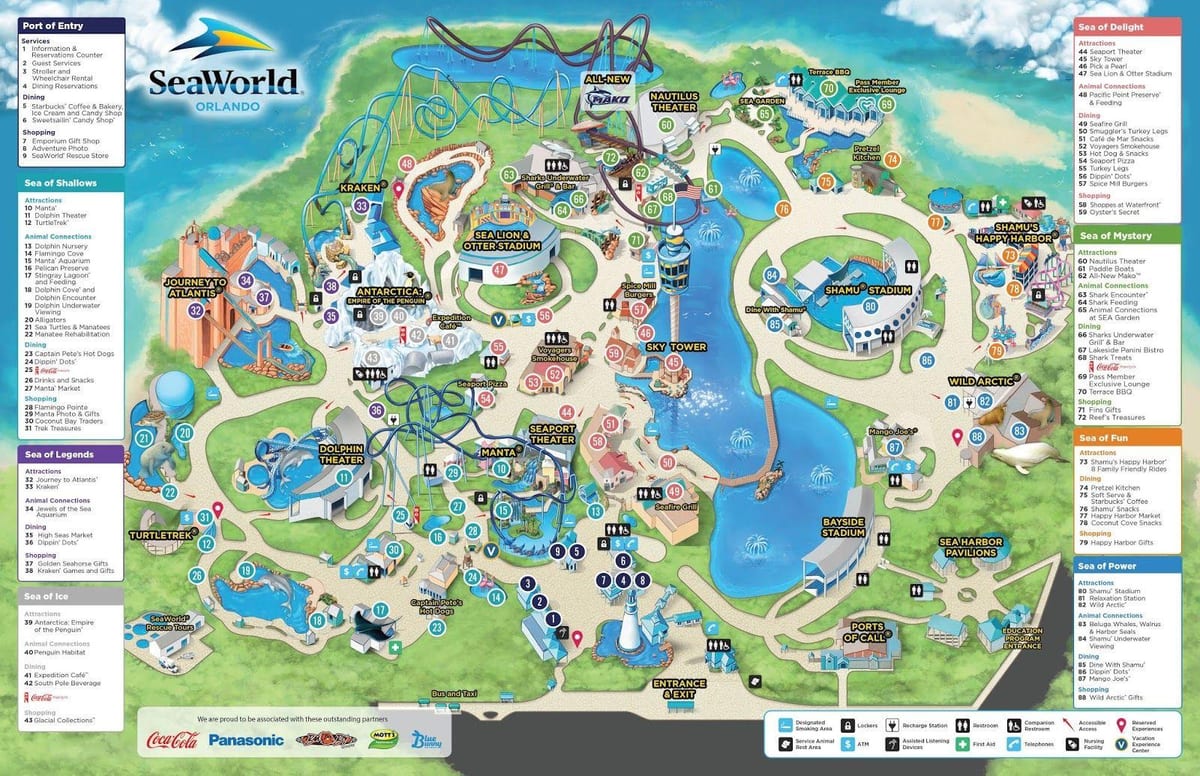 karte Seaworld