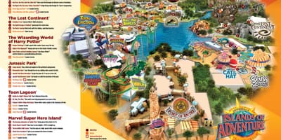 Universal Studios kartes Harijs Poters