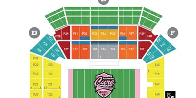 Kempings Pasaules stadionā sēdekļa karte