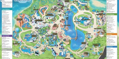 Karte Seaworld